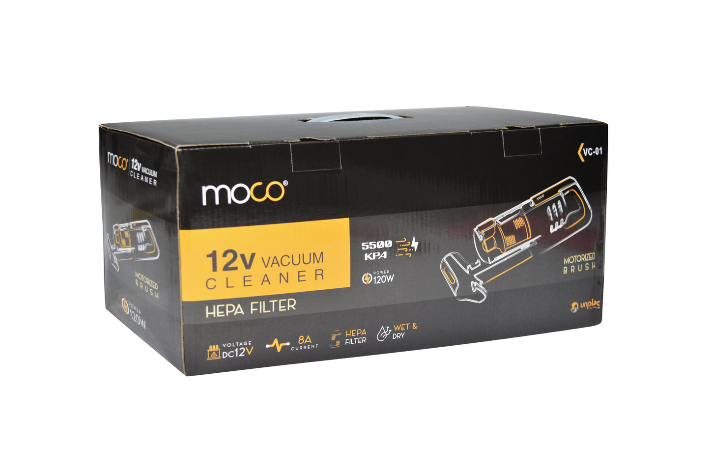 Vacuum Cleaner with HEPA Filter & Cyclonic Suction Brush