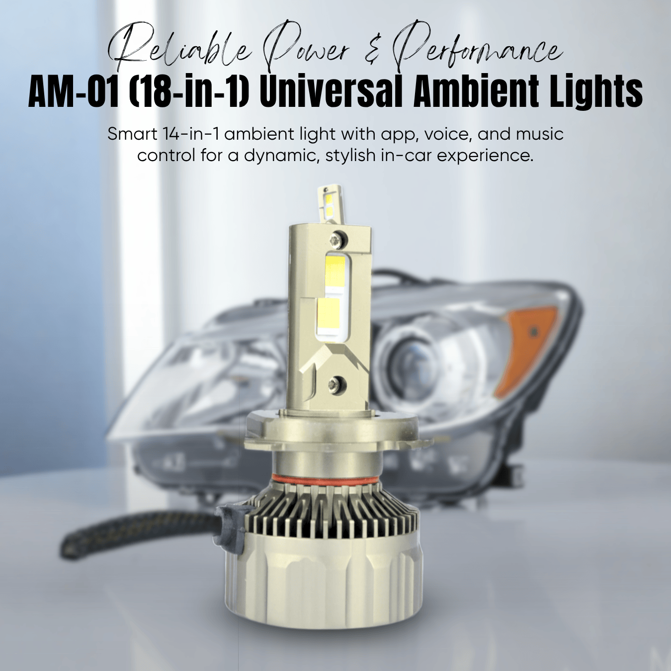 300W LED Light Hi/Low Beam (H4/H19)