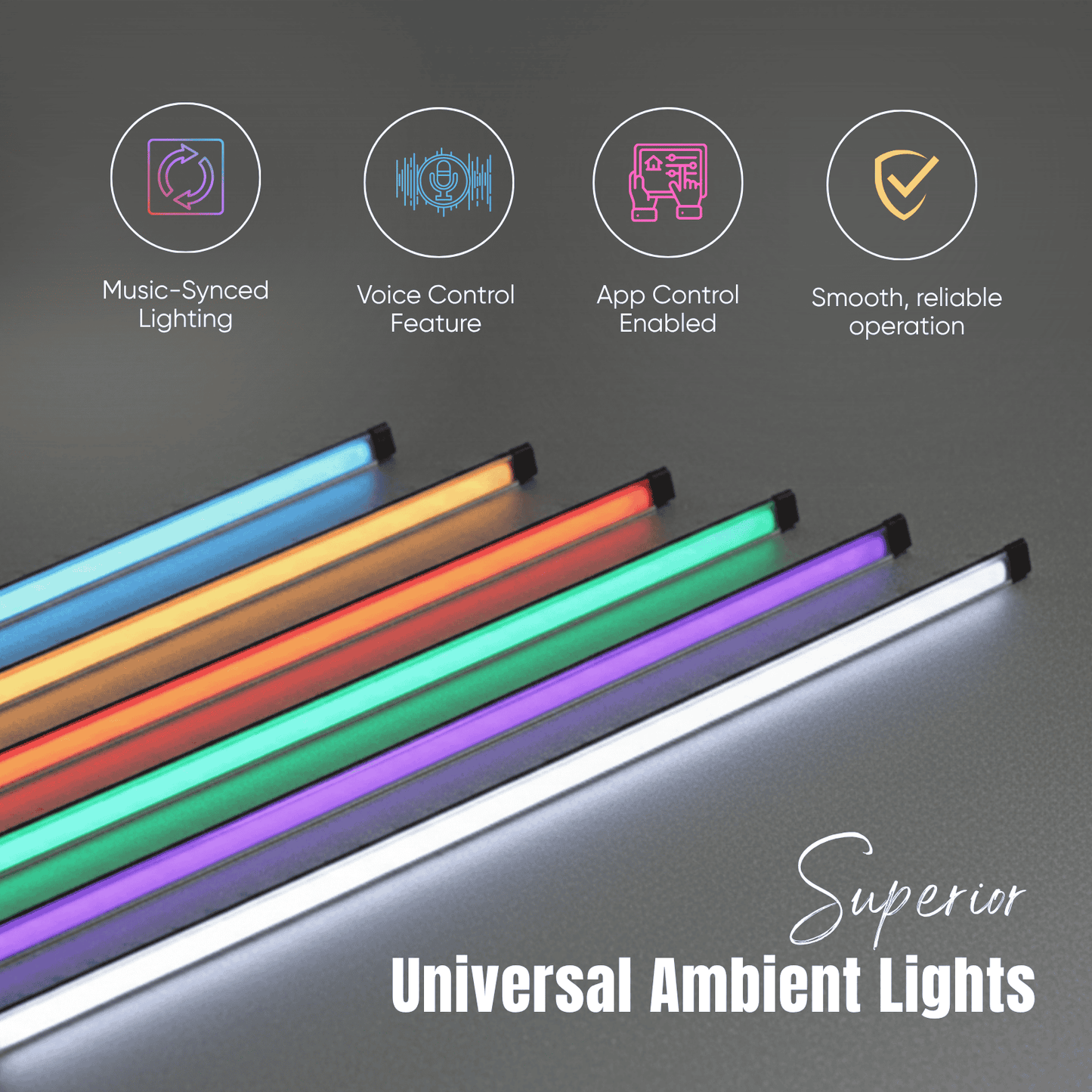 Universal Ambient Lights Mobile App Control