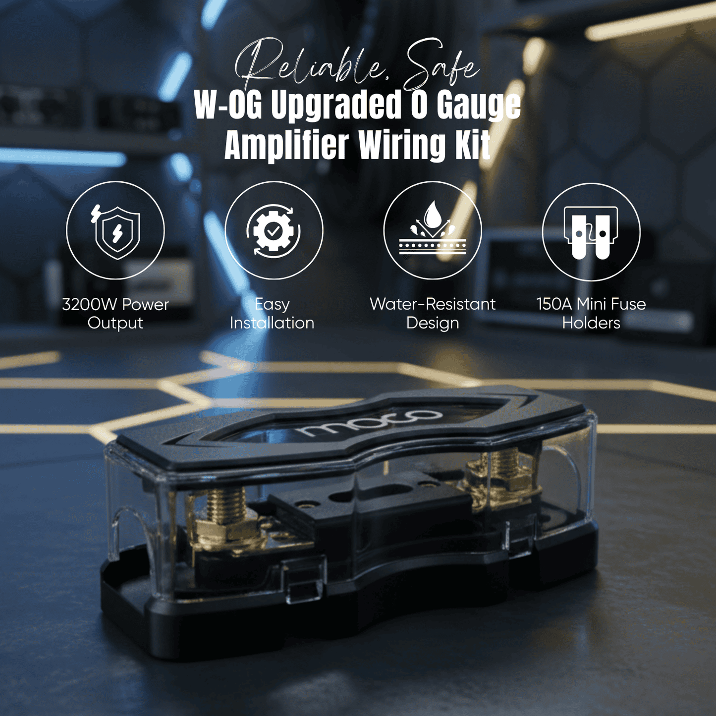 Upgraded 8 Gauge Amplifier Wiring Kit