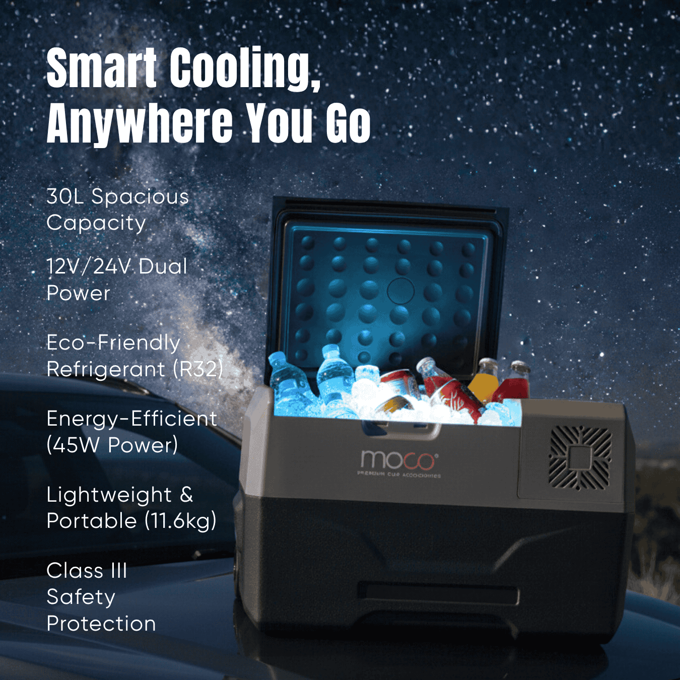 【moco】 30L Smart Car Fridge – Moco Car Accessories