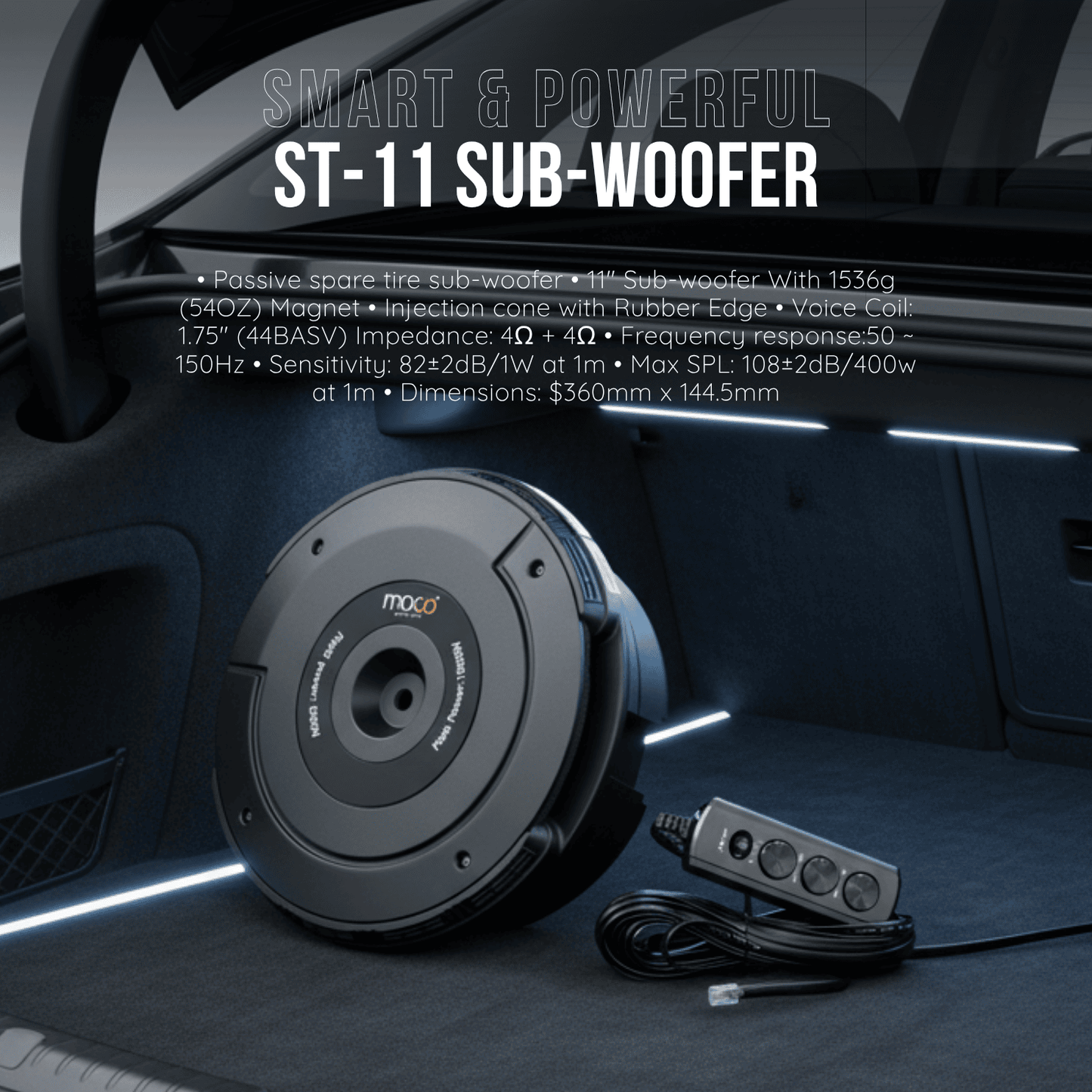 11" Spare Wheel Sub-Woofer