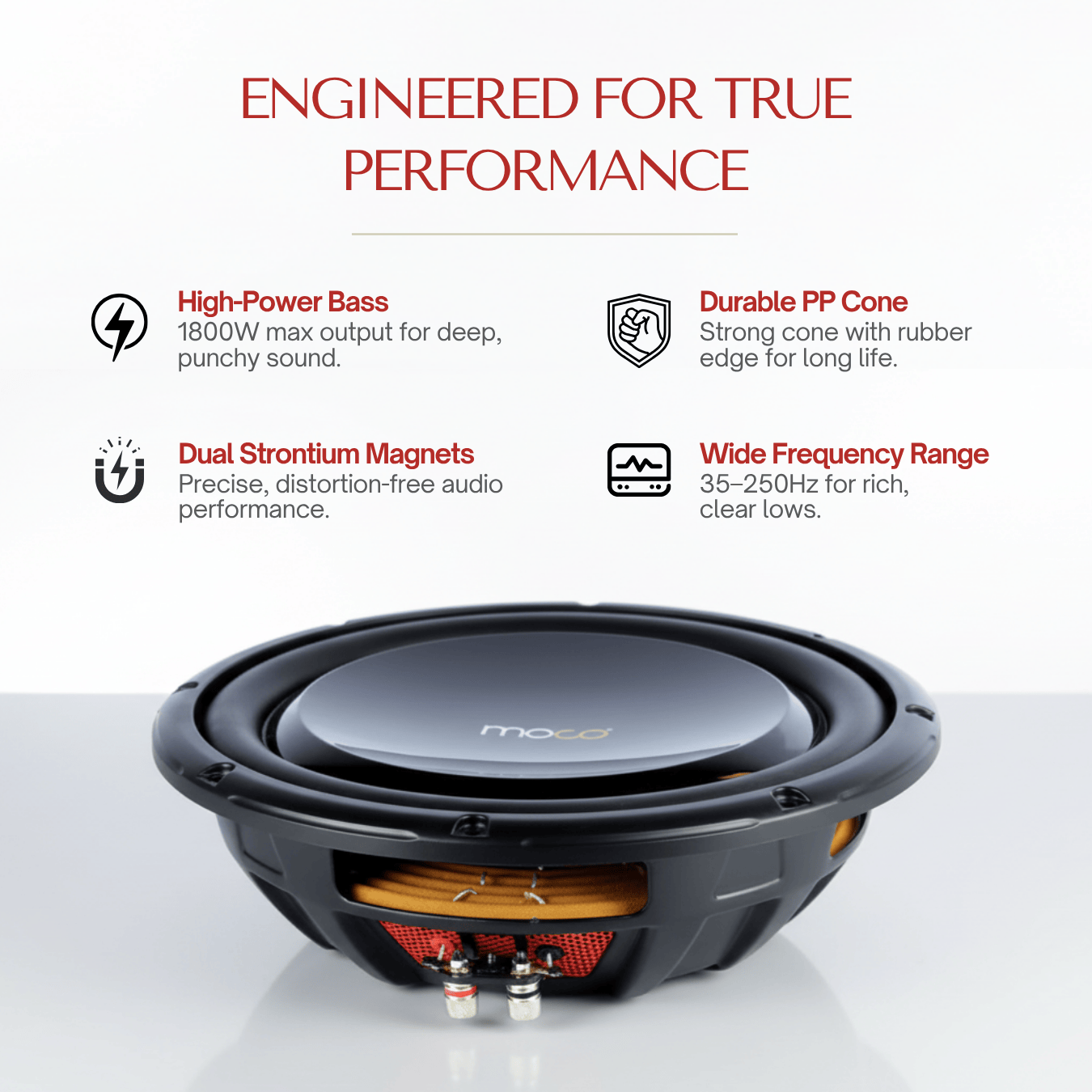 12" Subwoofer with RMS 300W