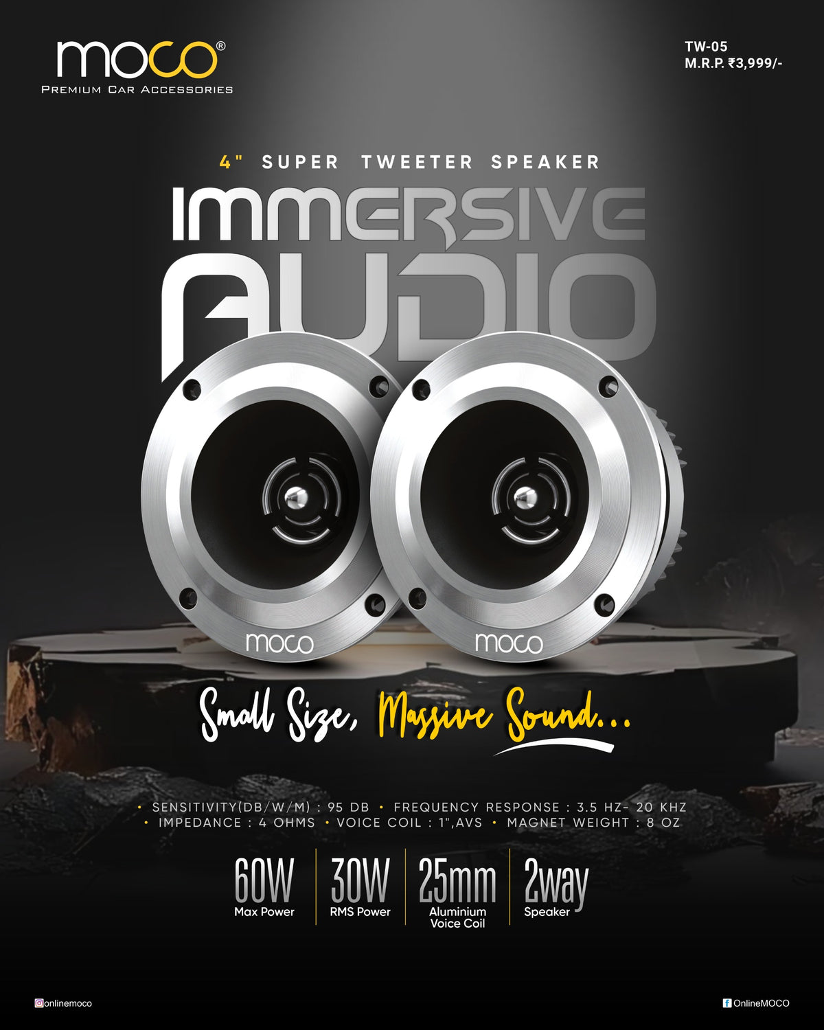 TW-05-4" Super Tweeter Speaker
