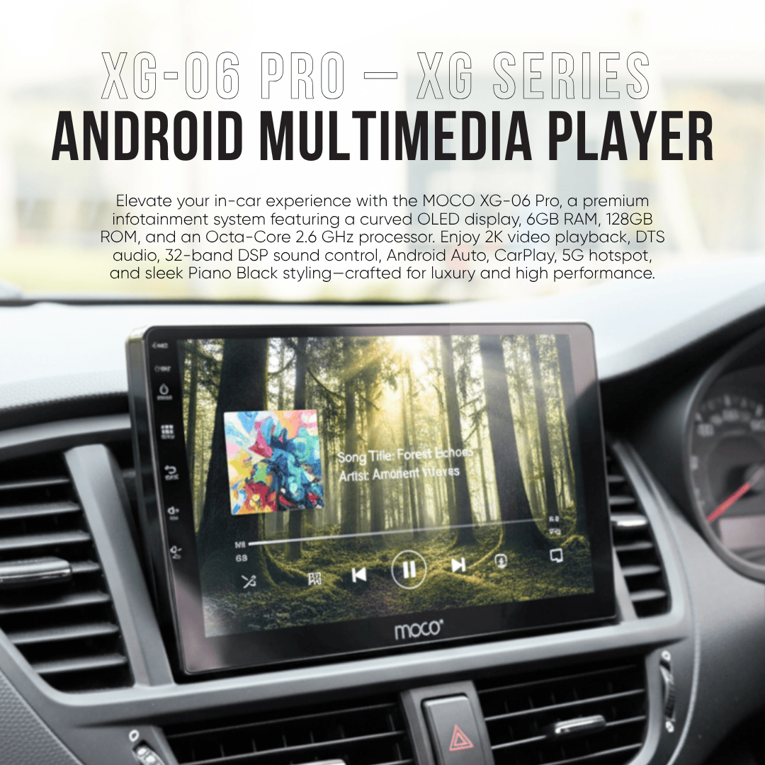 9" / 10"/ Facelift I/Facelift II - High Configuration XG Series ELITE Android Infotainment with 6GB DDR4 RAM + 128GB ROM