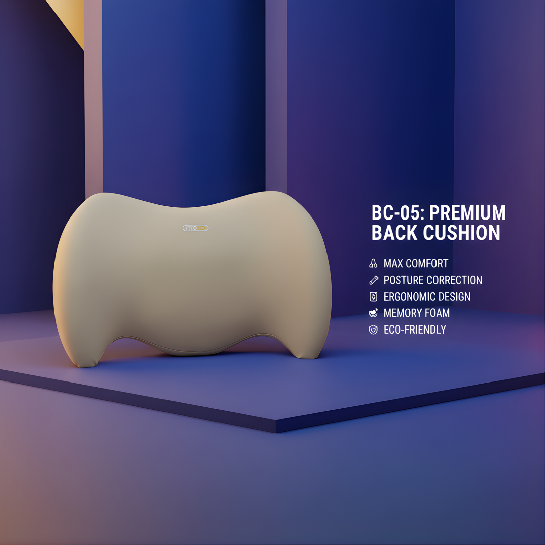 Leatherette Memory Back Cushion (3x Comfort)