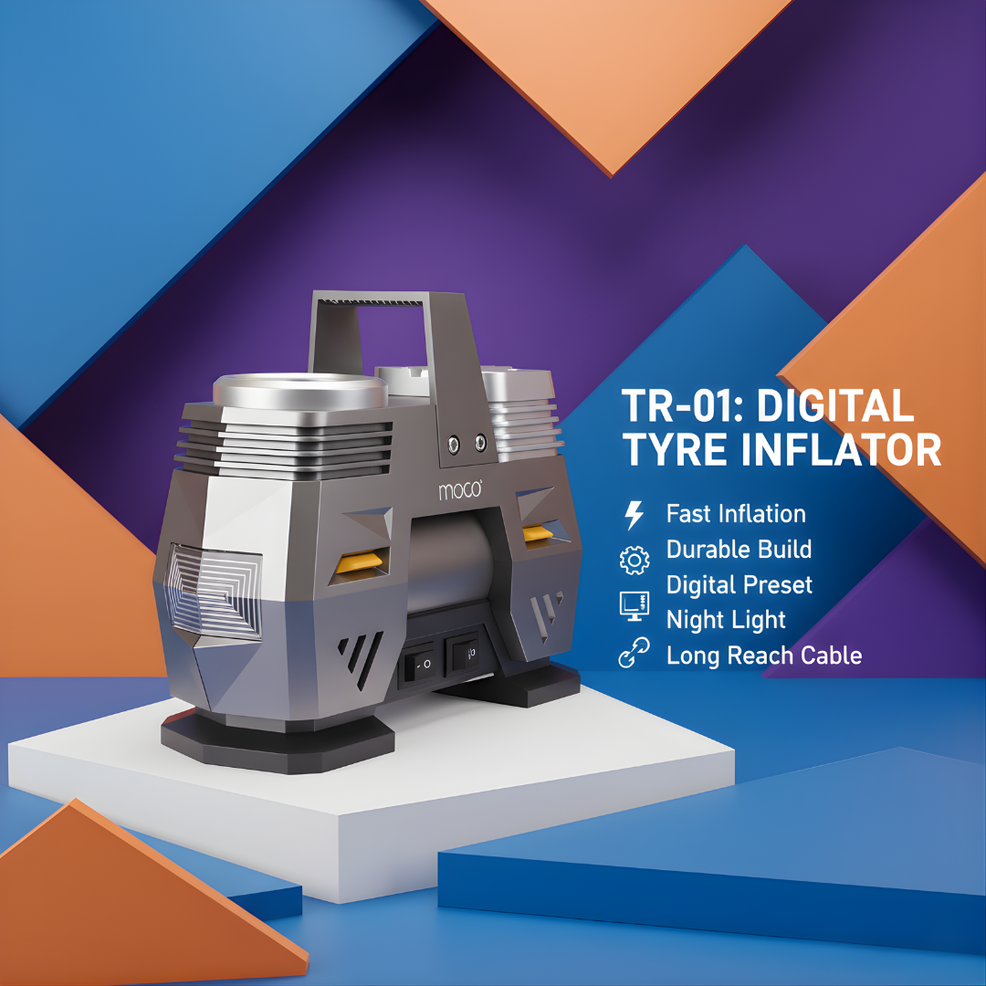 Heavy Duty Tire Inflator with Digital Display