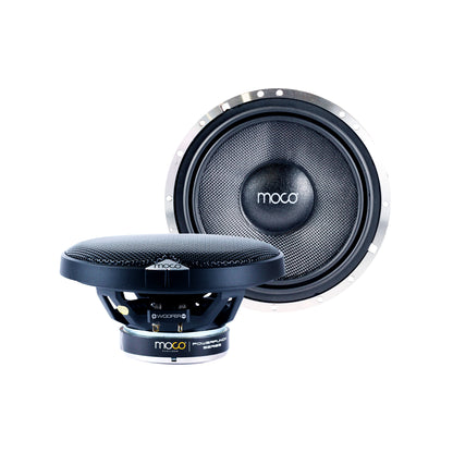 6*5" Component Speakers Set Glass Fibre Cone RMS 80W