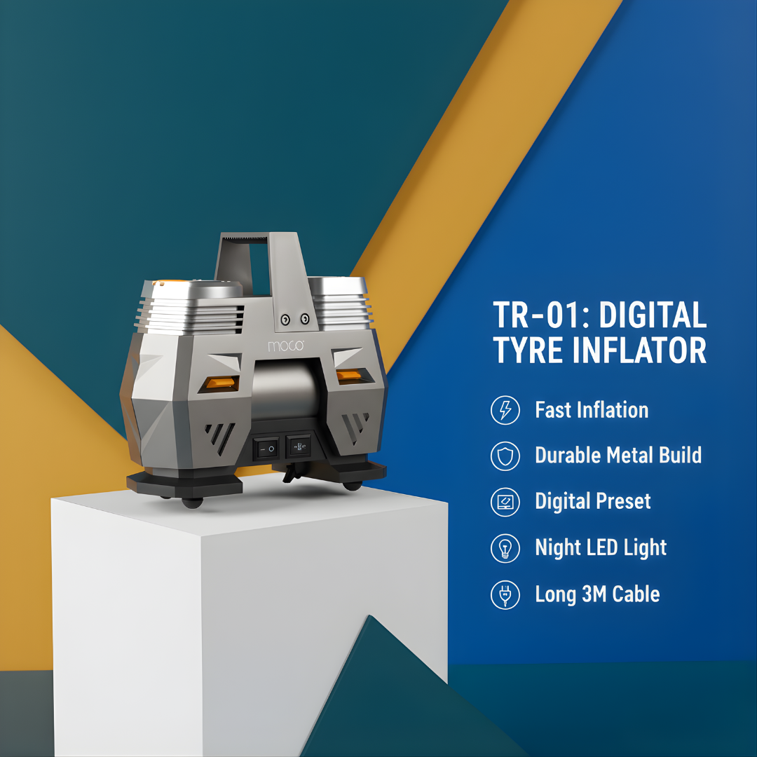 Heavy Duty Tire Inflator with Digital Display