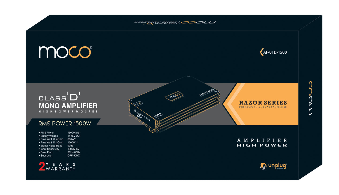 Class  "D" Mono Block Amplifier 1*1500W