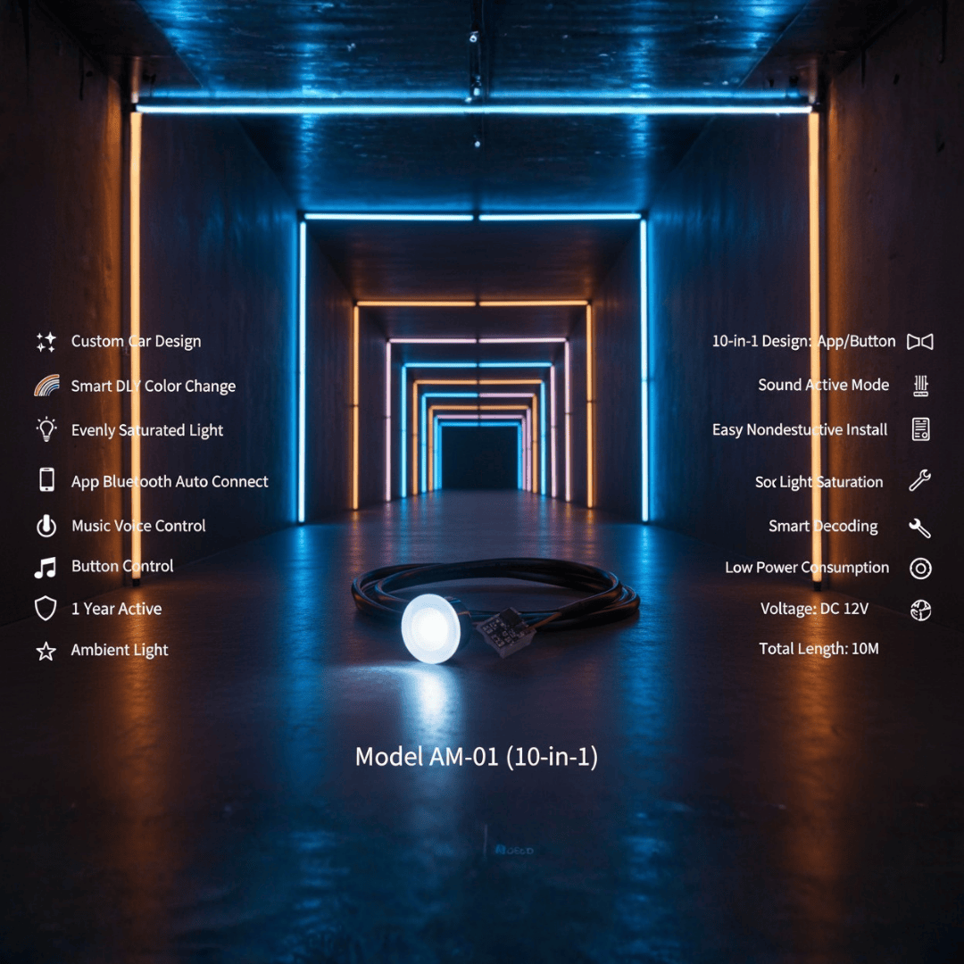 Universal Ambient Lights (14Pcs) Mobile App Control