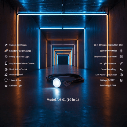 Universal Ambient Lights (14Pcs) Mobile App Control