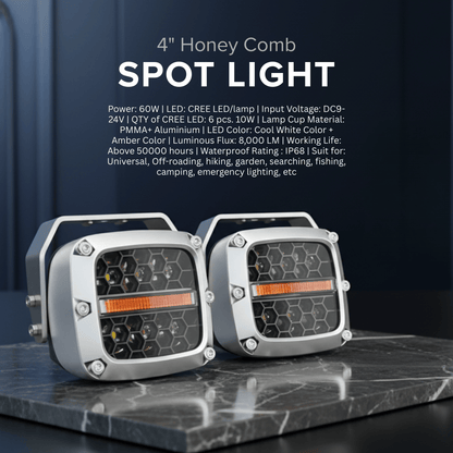 4" Honey Comb Spot Light