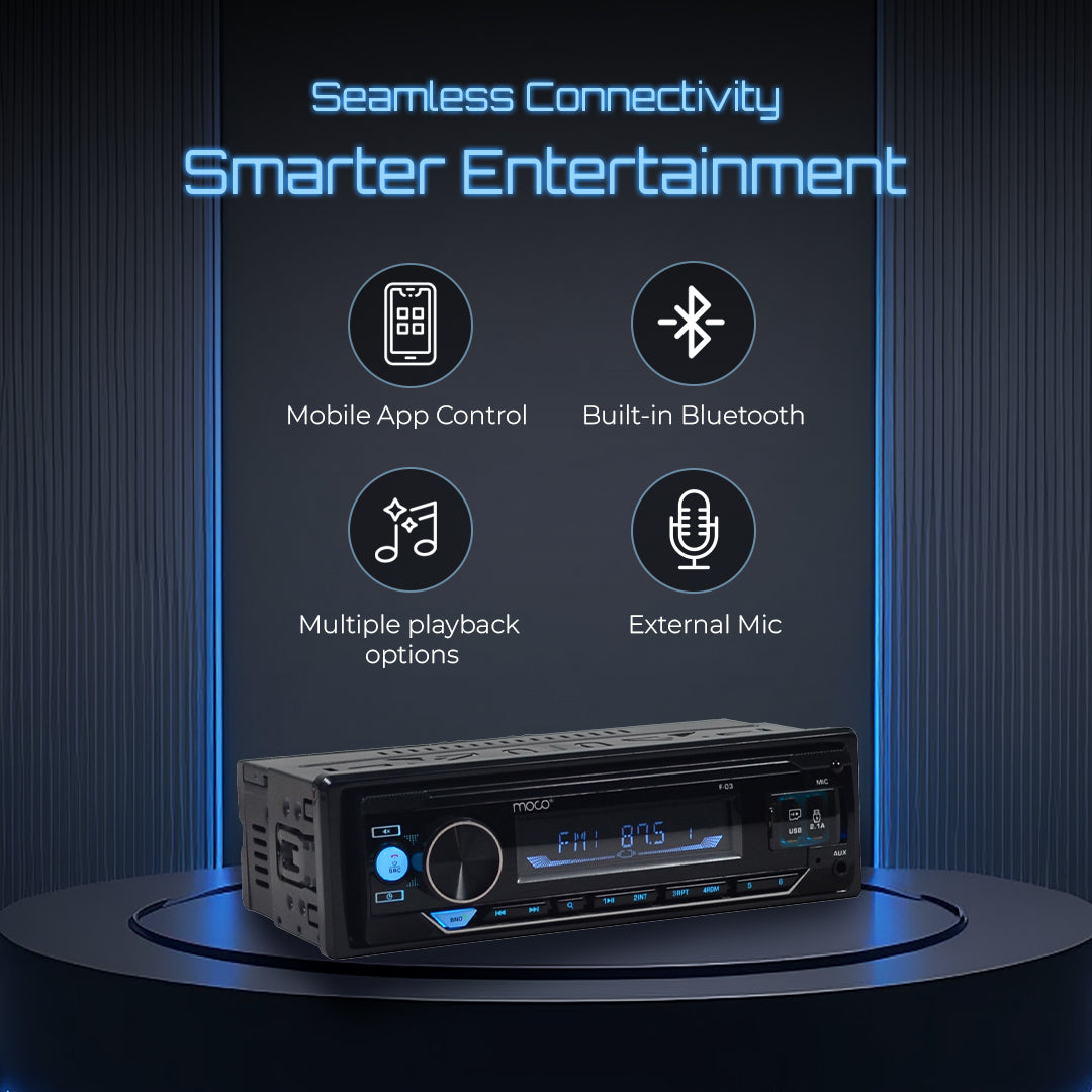 FM Player with 2.1A Charging (Performance Range) 6 RCA Out