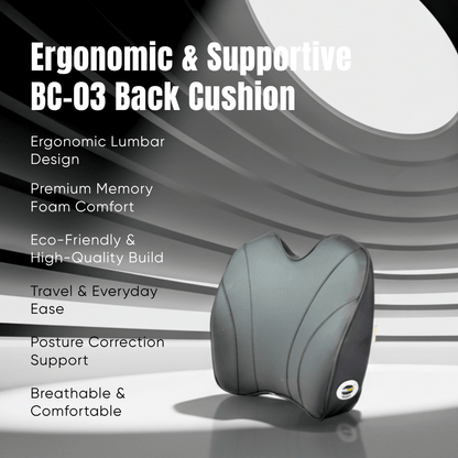 Leatherette Memory Back Cushion (3x Comfort)