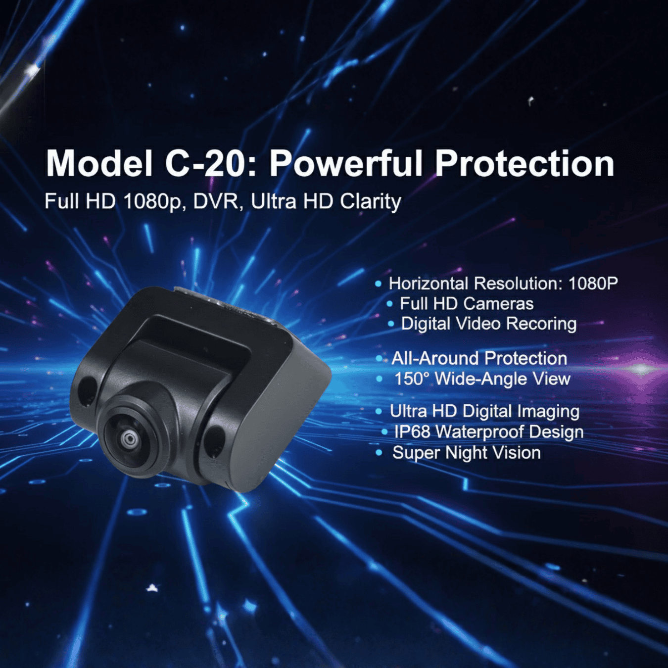 1080p F&R DVR Kit for Android Players