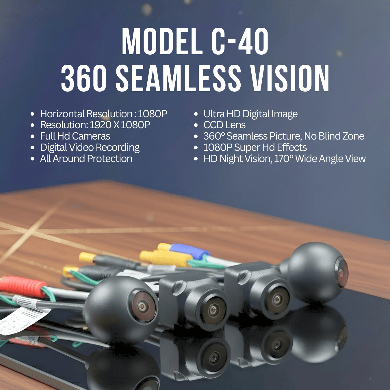 2K 360˚ Bird View Add-on Kit for Android Player