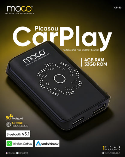 4GB + 32GB 4 Core Processor iA+ Picassou Plug & Play
