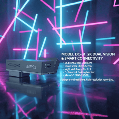 2K Wi-Fi 1CH Dash Cam with Mobile App Control