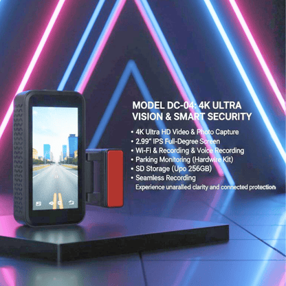 4K Dash Cam (Front) WiFi Mobile App Control