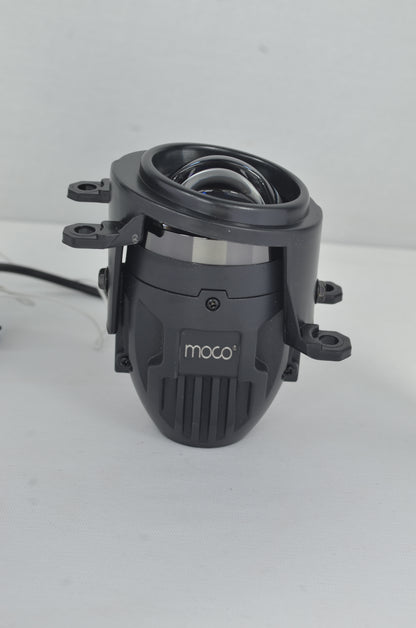 2.0" Lazer Eye (5000K+4300K) LED FOG Lamp Projector 110 Watts Crystal Blue Lens