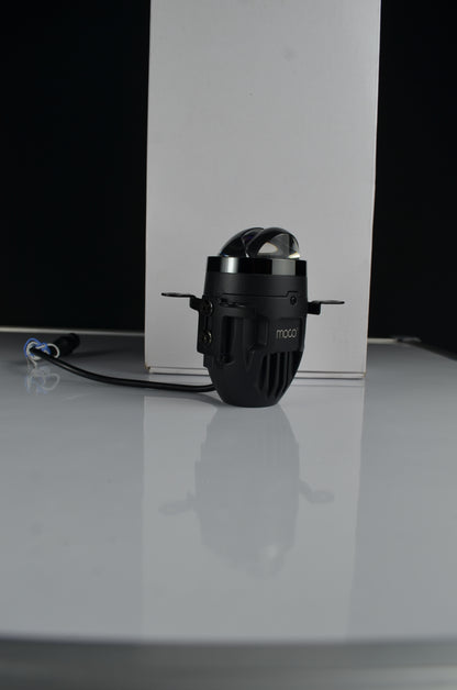 2.0" Lazer Eye (5000K+4300K) LED FOG Lamp Projector 110 Watts Crystal Blue Lens