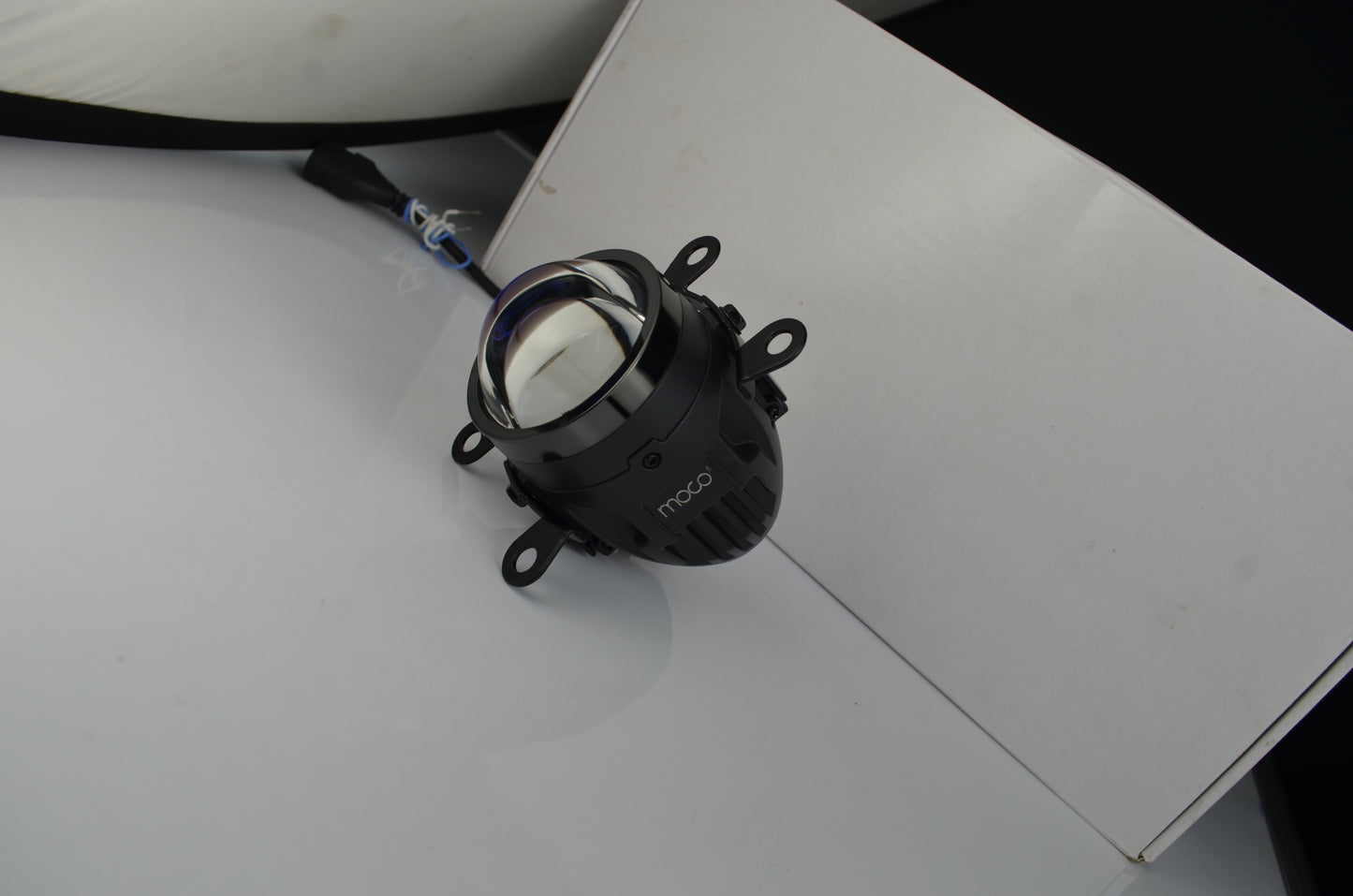 2.0" Lazer Eye (5000K+4300K) LED FOG Lamp Projector 110 Watts Crystal Blue Lens