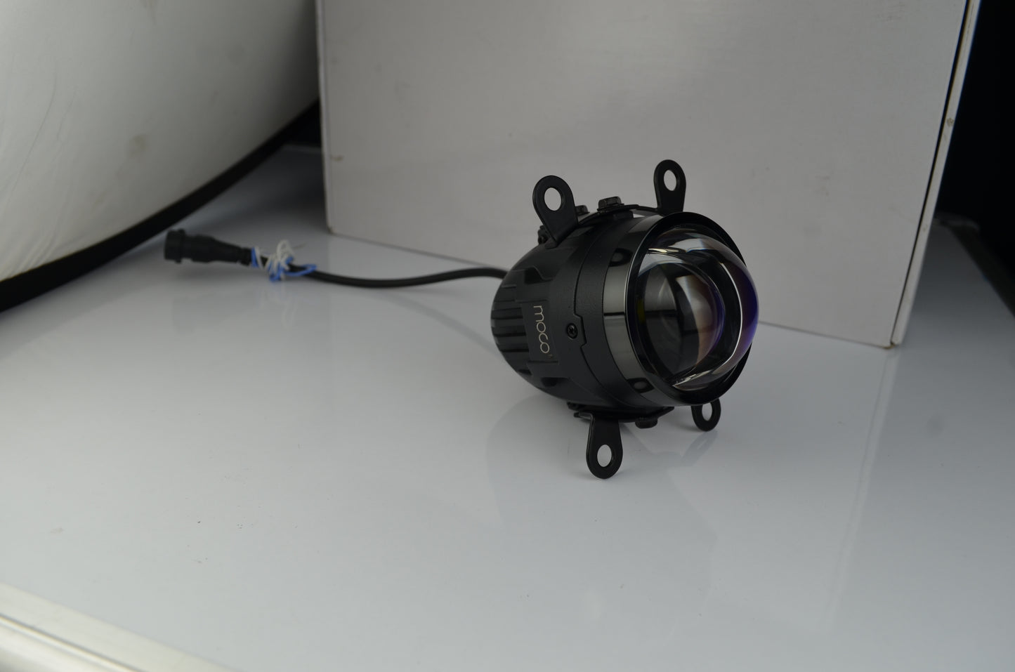 2.0" Lazer Eye (5000K+4300K) LED FOG Lamp Projector 110 Watts Crystal Blue Lens