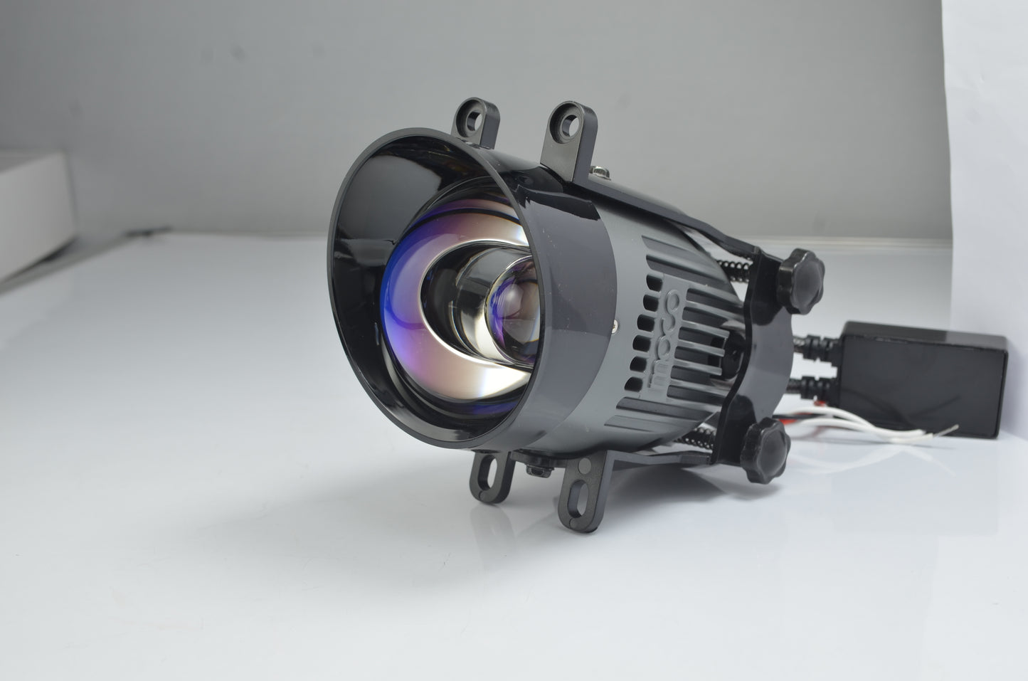 3.0" Lazer Eye LED FOG Lamp Projector 110 Watts Crystal Blue Lens