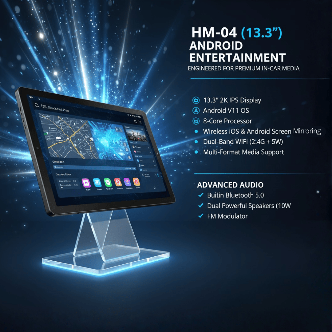 4GB + 64GB Rear Seat Entertainment with Ambient Light