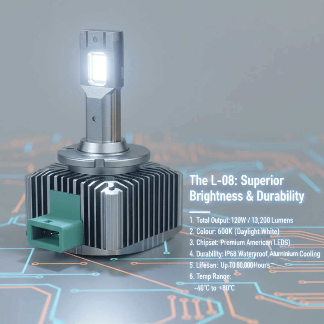 120W D-Series LED Lights (D1s, D2s, D3s, D4s, D5s & D8s)