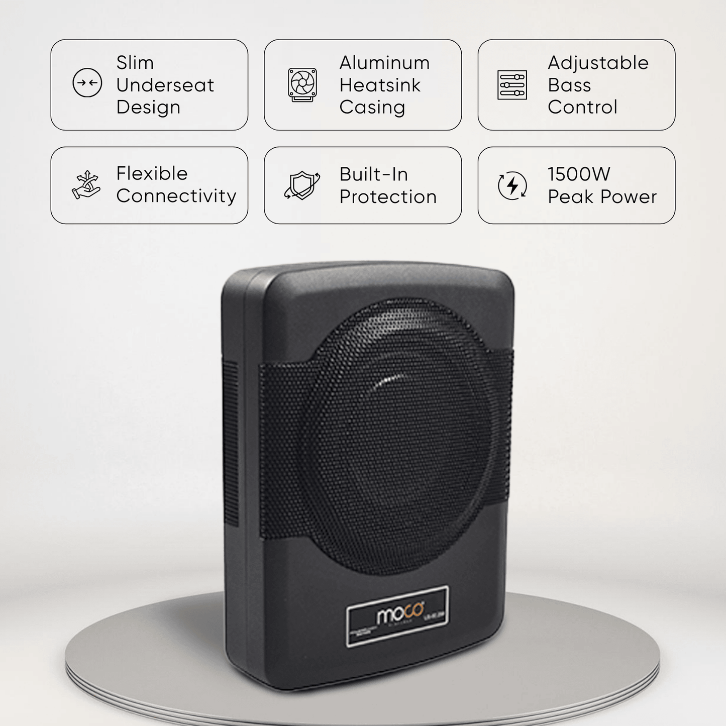 8.0" Slim Under-Seat Subwoofer