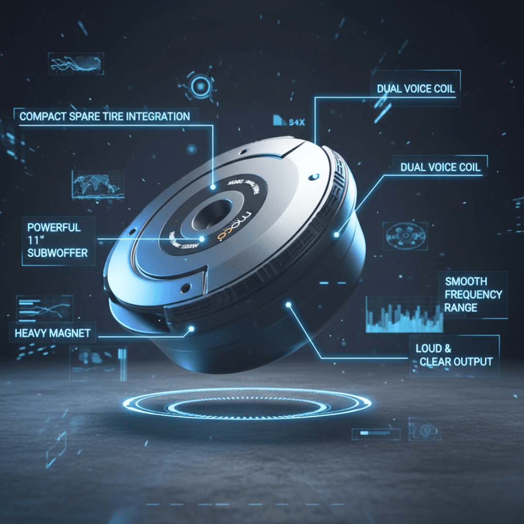 11" Spare Wheel Sub-Woofer