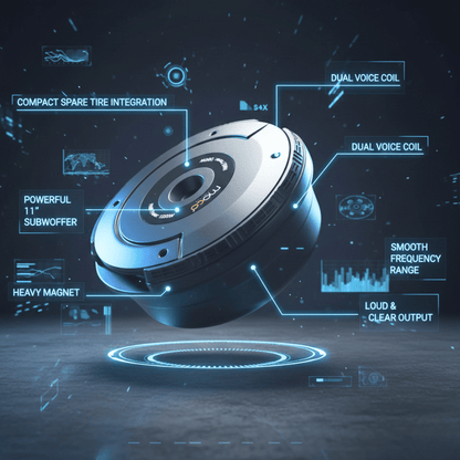 11" Spare Wheel Sub-Woofer