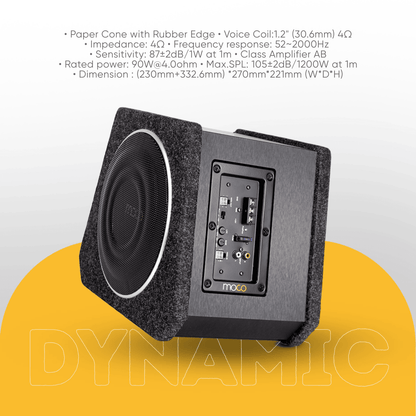 8" SubWoofer with Hi-Fi Amplifier RMS 300W