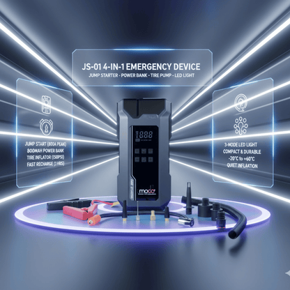 Jump Starter with Tire Inflator 4-in-1 MultiFunction