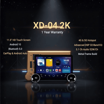 4GB + 64GB Duall Knob with 4G, ChatGPT and 360° Support