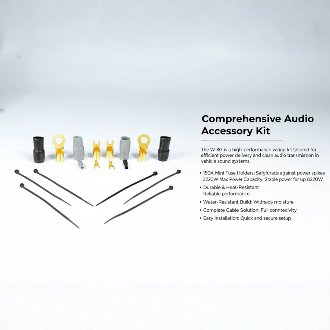 Upgraded 8 Gauge Amplifier Wiring Kit