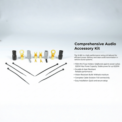 Upgraded 8 Gauge Amplifier Wiring Kit