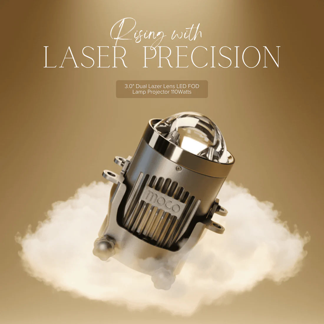 3.0" Dual Lazer Lens LED FOD Lamp Projector 110Watts