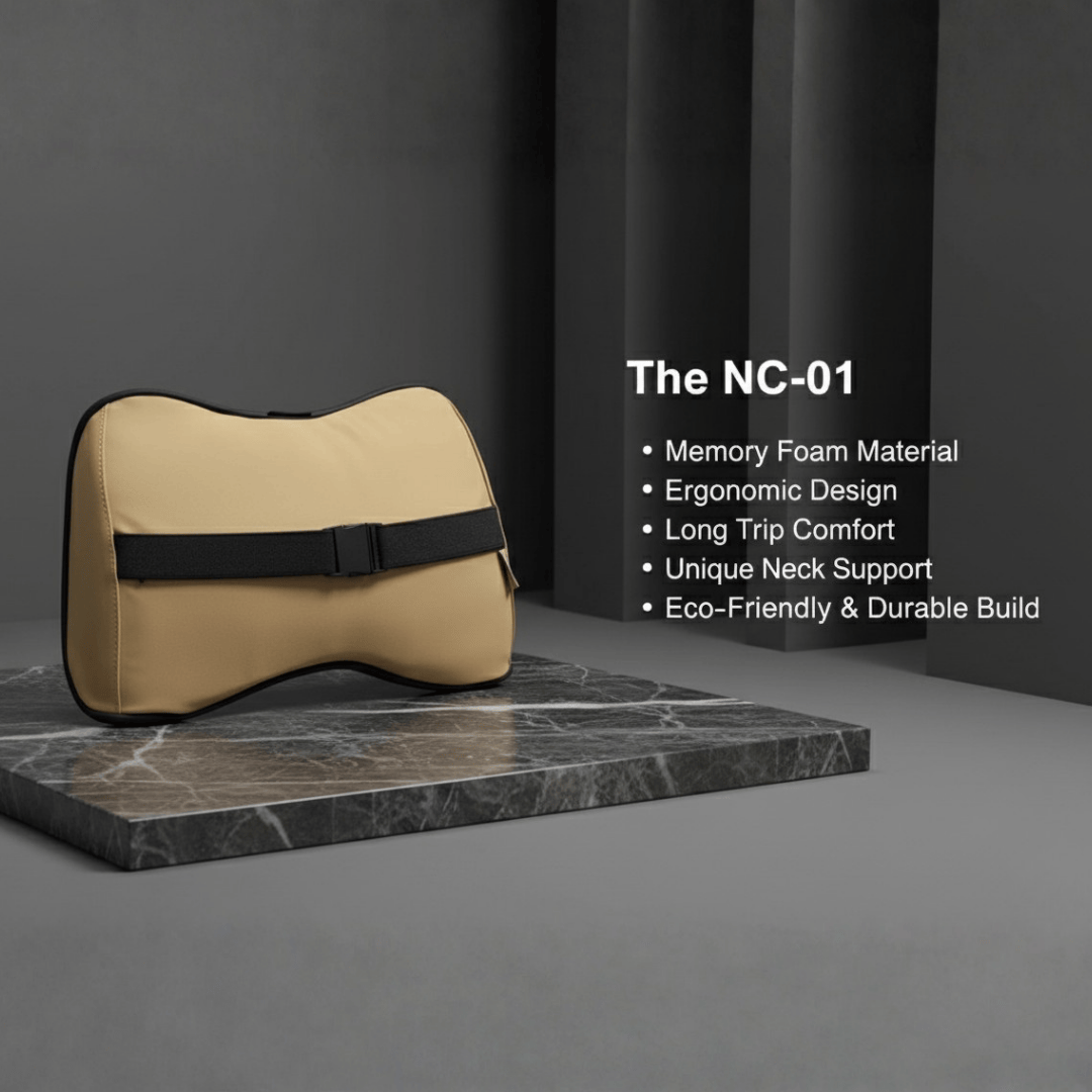 Leatherette Memory Neck Cushion (3x Comfort)