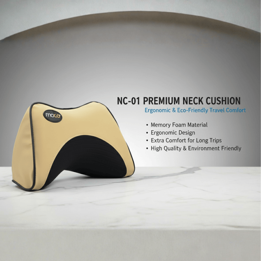 Leatherette Memory Neck Cushion (3x Comfort)