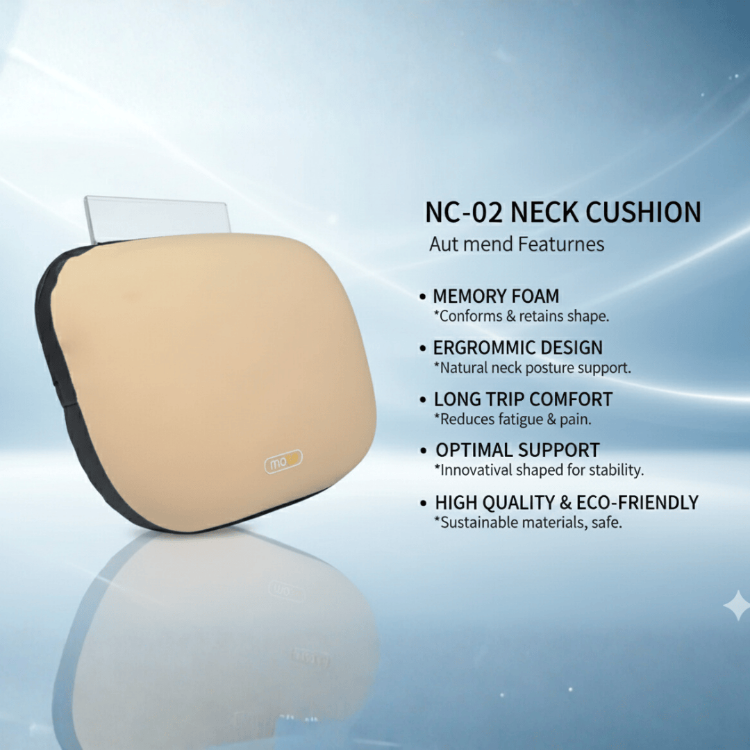 Leatherette Memory Neck Cushion (3x Comfort)