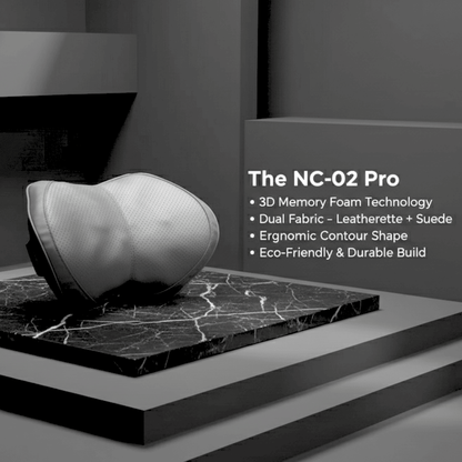 Leatherette Memory Neck Cushion (3x Comfort)