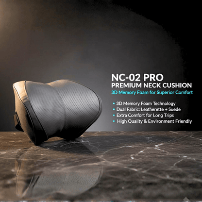 Leatherette Memory Neck Cushion (3x Comfort)