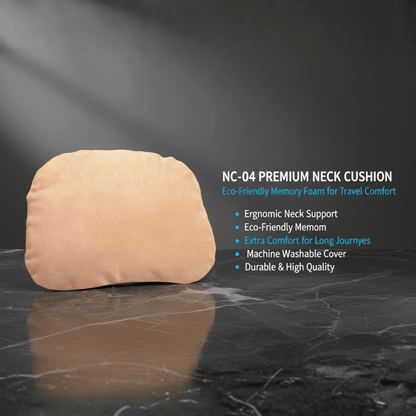 Leatherette Memory Neck Cushion (3x Comfort)