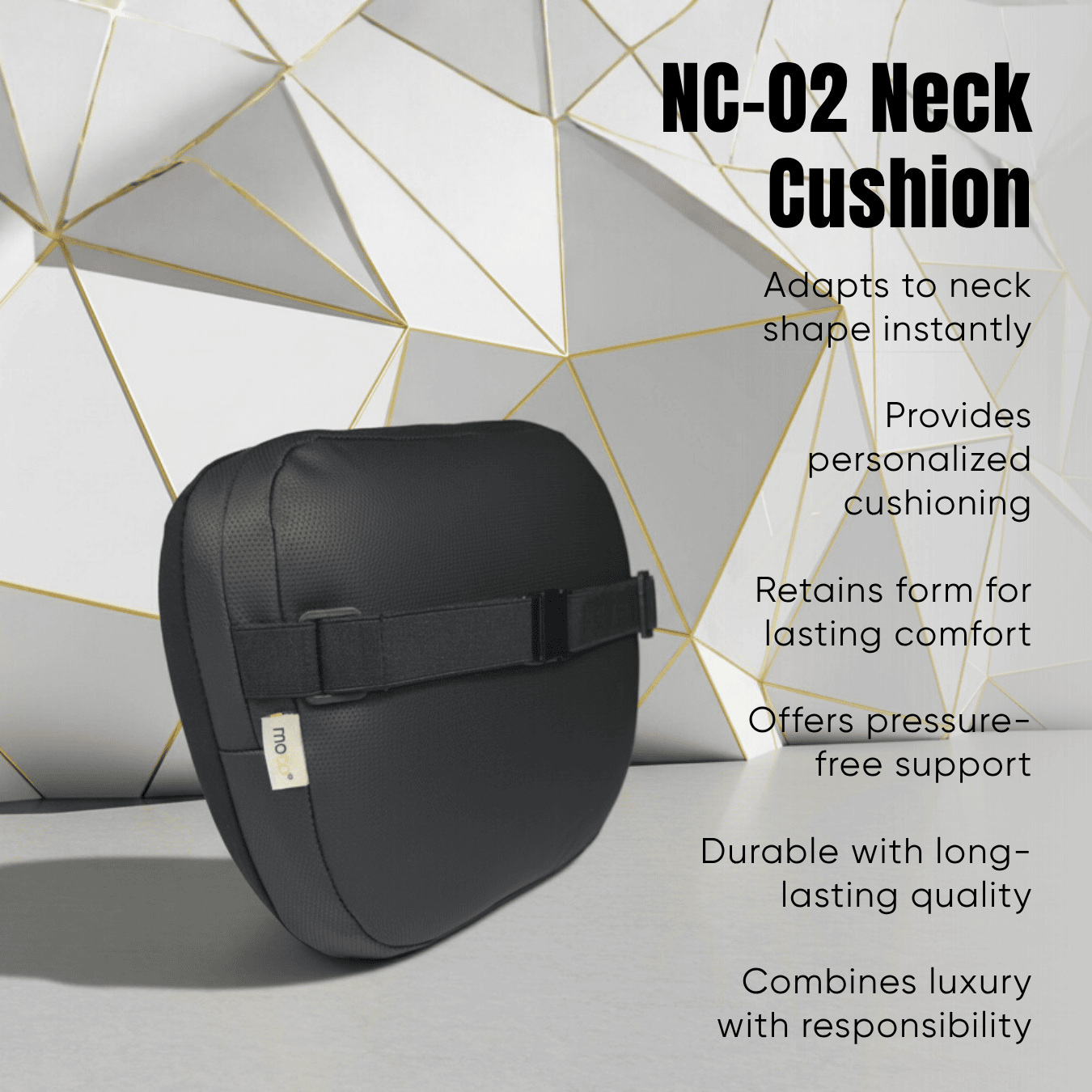 Leatherette Memory Neck Cushion (3x Comfort)