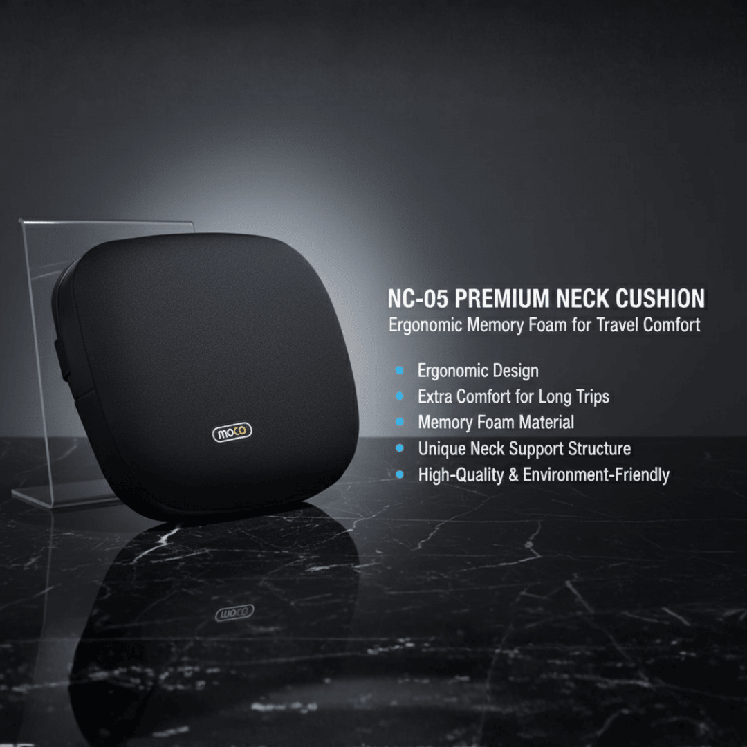 Leatherette Memory Neck Cushion (3x Comfort)