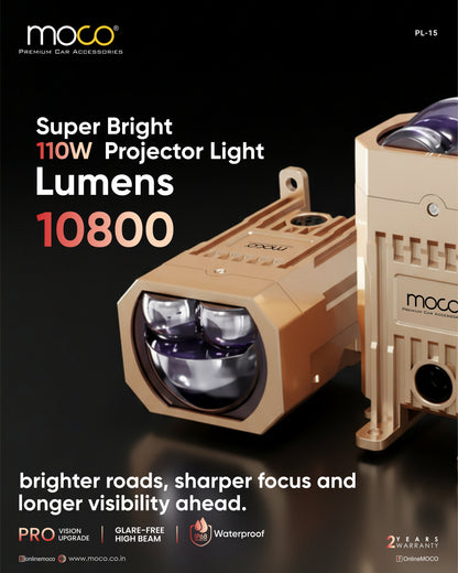110W 1.5" LED Fog Lamp Projector