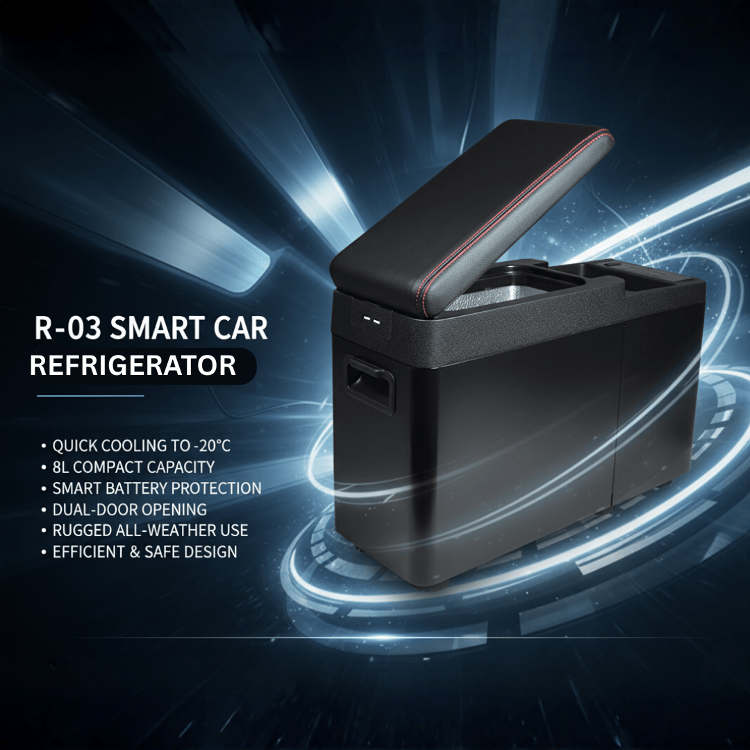 8L Smart Car Fridge (Armrest Style)